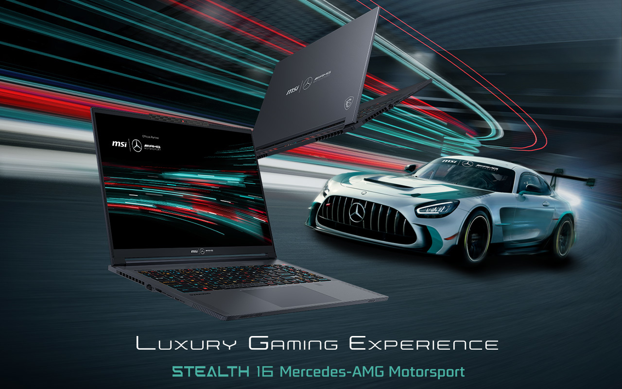 MSI Teams Up with Mercedes-AMG for Co-Branded Stealth 16 Laptop: Luxury Gaming Experience